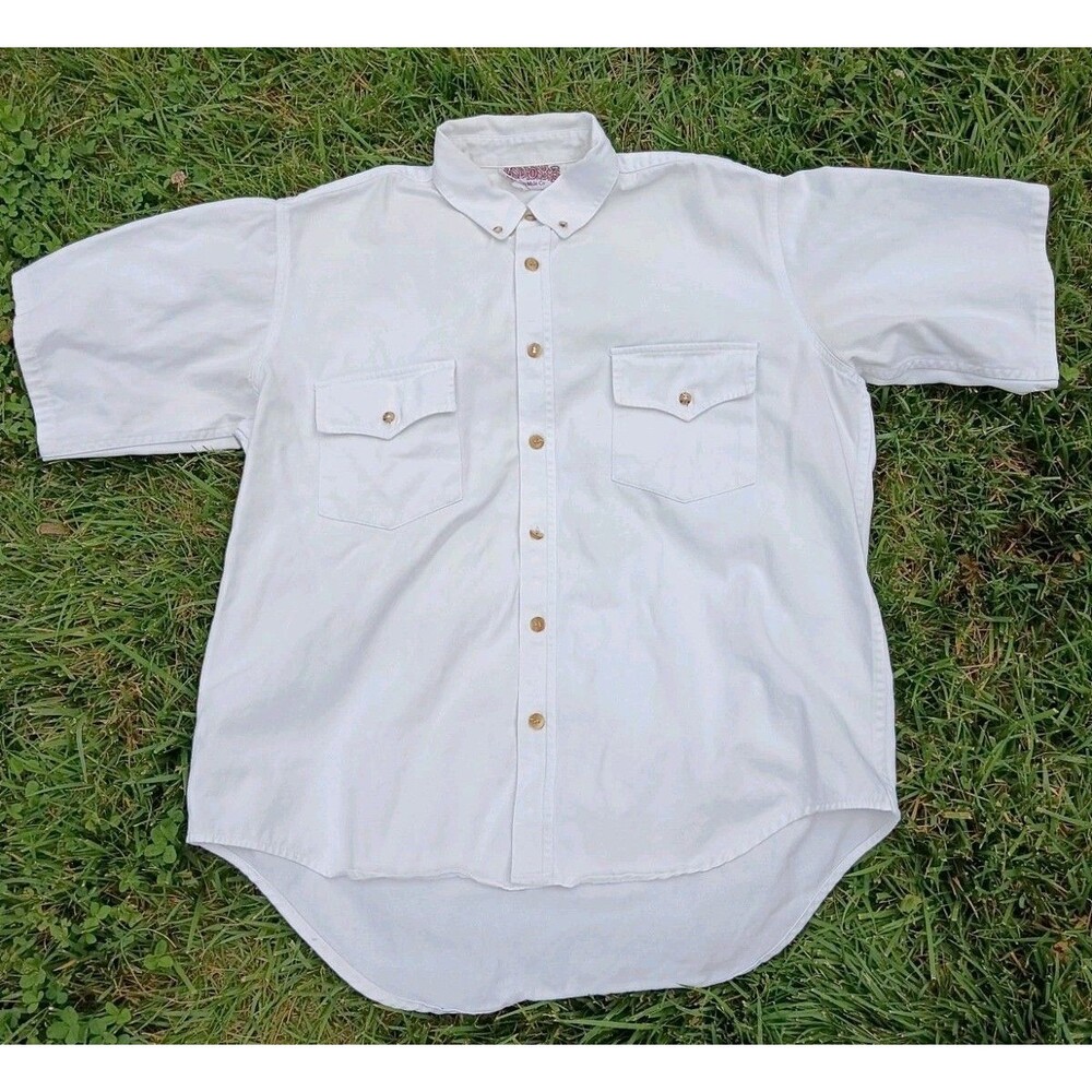 Vintage Adoba by Ayra Make Co Button Front Utility Shirt | Minimalist Western XL